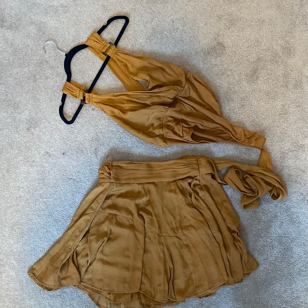 Free People Zuri Set in color Amber